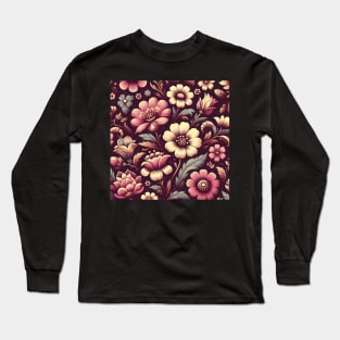 Flowers Blooming Long Sleeve T-Shirt